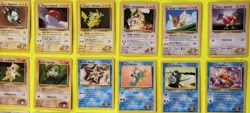 VINTAGE POKEMON GYM HEREOS CARDS COLLECTION (( 40 CARDS )) C - Image 4