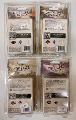 Legend of the Five Rings Card Game lot of 4 Dynasty Packs New Sealed 03 - Image 2