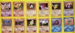 VINTAGE POKEMON GYM HEREOS CARDS COLLECTION (( 40 CARDS )) D - Image 3