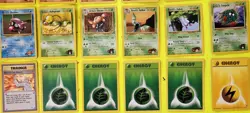 VINTAGE POKEMON GYM HEREOS CARDS COLLECTION (( 40 CARDS )) D - Image 5