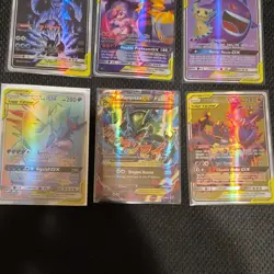 Pokemon GX EX Tag Team Holo Card Lot - Eevee & Glaceon, Gengar & Mimikyu (6) - Image 1