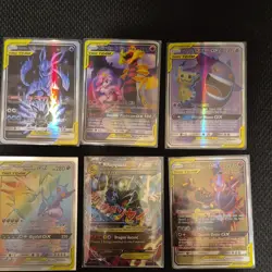 Pokemon GX EX Tag Team Holo Card Lot - Eevee & Glaceon, Gengar & Mimikyu (6) - Image 2