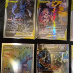 Pokemon GX EX Tag Team Holo Card Lot - Eevee & Glaceon, Gengar & Mimikyu (6) - Image 3