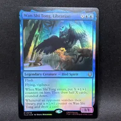 Magic: The Gathering Wan Shi Tong Librarian Foil Mythic 0078 Avatar Set - Image 1