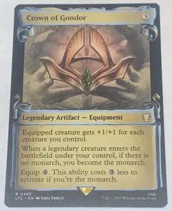 Crown of Gondor Showcase Scrolls 0485 Lord of the Rings MTG MAGIC NEW UNPLAYED - Image 1