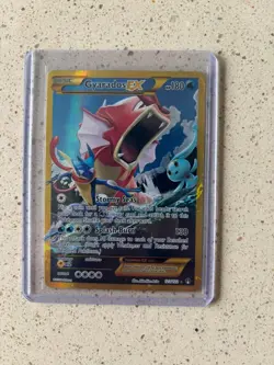 Pokemon TCG BREAKPoint Secret Rare Shiny Gyarados EX 123/122 MP - Image 1