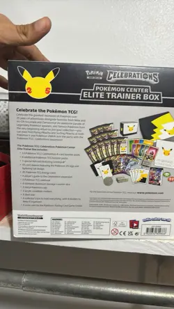 Pokemon Celebrations Elite Trainer Box Booster Promo Pikachu Greninja - Image 2
