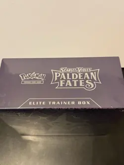 Pokemon Scarlet & Violet Paldean Fates Elite Trainer Box Mimikyu English 2024 - Image 2
