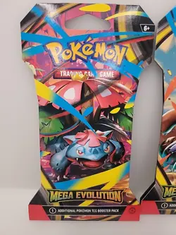 Mega Evolution Pokemon Booster Pack Art Sets - Lot of 8 Sealed Packs - Image 2