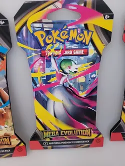 Mega Evolution Pokemon Booster Pack Art Sets - Lot of 8 Sealed Packs - Image 4