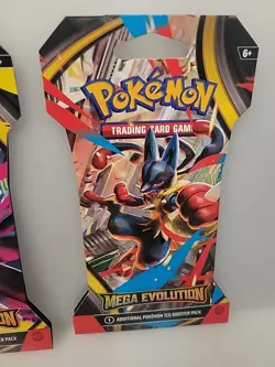 Mega Evolution Pokemon Booster Pack Art Sets - Lot of 8 Sealed Packs - Image 5
