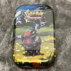 Pokemon TCG Mega Evolution Ascended Heroes Mini Tin Zorua & Cramorant New Sealed - Image 1