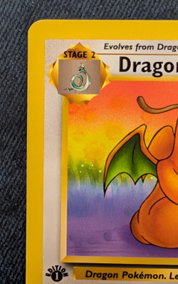 1999 Pokemon Fossil Dragonite 1st Edition 19/62 Non Holo MP-LP - Image 2