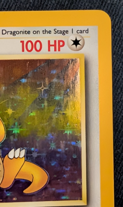 1999 Pokemon Fossil Dragonite 4/62 Holo Rare MP-LP - Image 3
