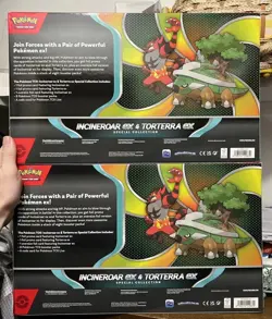Pokemon TCG Incineroar Ex & Torterra Ex Special Collection Box (Lot of 2) - Image 2