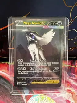Mega Absol ex 180/132 Mega Evolution Holo - Special Illustration Rare Pokemon - Image 1