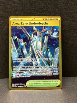 Pokemon Area Zero Underdepths 174/142 Stellar Crown Gold Hyper Rare Holo NM - Image 1