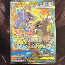 Mega Kangaskhan EX 182/132: Mega Evolution Holo Rare 300 HP Pokemon TCG - Image 1