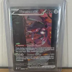 Pokemon TCG Genesect EX 169/086 Sv: Black Bolt Holo 220 HP - Image 1