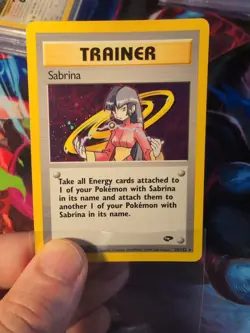 Sabrina Holo Gym Challenge 20/132 LP Pokemon TCG - Image 3