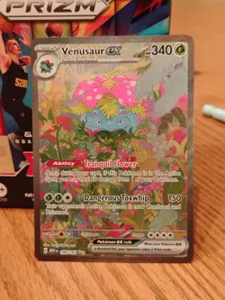 Pokemon Venusaur Ex Scarlet & Violet 151 198/165 Special Illustration Rare SIR - Image 1
