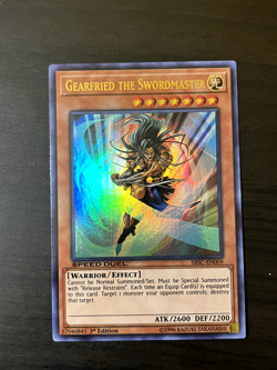 Yu-Gi-OH Gearfried The Swordmaster Speed Duel SBSC-009 Ultra Rare 1st Edition - Image 1