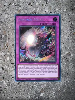 Yugioh TCG Dominus Purge INFO-EN078 Secret Rare 1st Edition NM-M - Image 3