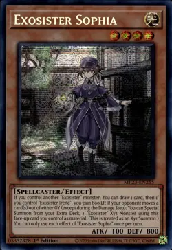 Yu-Gi-Oh! Exosister Sophia Prismatic Secret Rare MP23-EN255 - Image 1