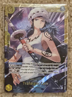 One Piece TCG EB03-062 Trafalgar Law Secret Rare Heroines Edition English NM/M - Image 1