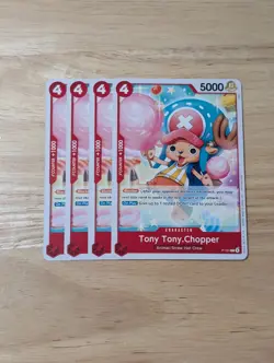 One Piece TCG x4 Tony Tony.Chopper Promo 101 (OP-PR) - Image 1