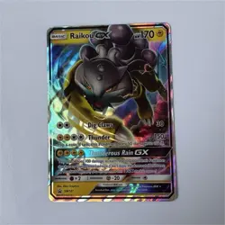 Pokemon Raikou GX SM121 Promo Full Art Holo Basic Beast Card English - Image 1