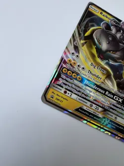 Pokemon Raikou GX SM121 Promo Full Art Holo Basic Beast Card English - Image 2