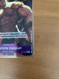 2025 One Piece A Fist of Divine Speed Charlotte Katakuri Alt Art Card OP11-067 - Image 3