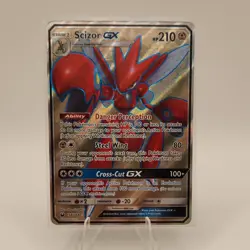 Pokemon Scizor GX Full Art Ultra Rare Holo Celestial Storm Card 158/168 - Image 1