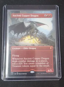 Ancient Copper Dragon Borderless Commander Legends Baldur's Gate MTG NM CLB 368 - Image 3