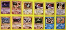 VINTAGE POKEMON GYM HEREOS CARDS COLLECTION (( 40 CARDS )) B - Image 3