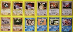 VINTAGE POKEMON GYM HEREOS CARDS COLLECTION (( 40 CARDS )) B - Image 4