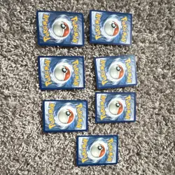 Pokemon TCG Pikachu 7 Card Lot Regular Pokemon Nintendo English - Image 2