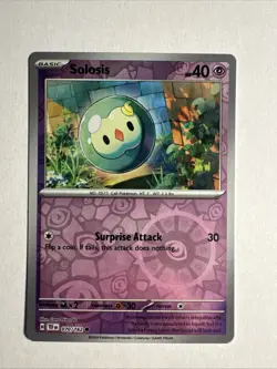 1x Temporal Forces Pokemon Solosis Reverse Holo Englisch NM/M Pokemon - Image 1
