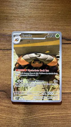 Pokemon Crustle - 186/182 - SV10: Destined Rivals (DRI) Illustration Rare - Image 1