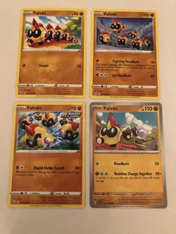 Lot Of 4 Falinks Pokemon Cards - Image 1