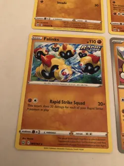 Lot Of 4 Falinks Pokemon Cards - Image 2
