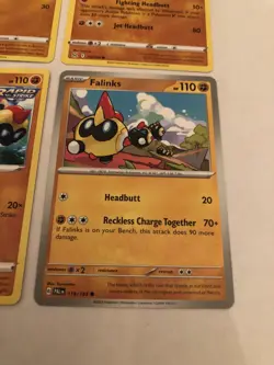 Lot Of 4 Falinks Pokemon Cards - Image 3