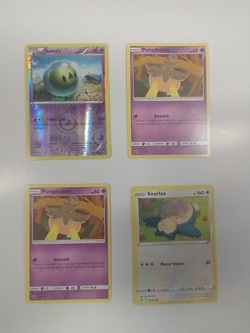 Pokemon TCG Card Lot Solosis Pumpkaboo Snorlax - Image 1