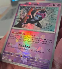 2025 Pokemon Munkidori Master Ball Pattern 044/131 - Prismatic Evolutions - NM - Image 2