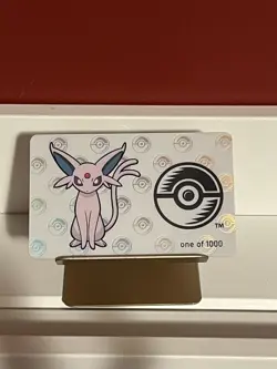 UNGRADED Pokemon Center x Bear Walker Espeon COA - Image 1