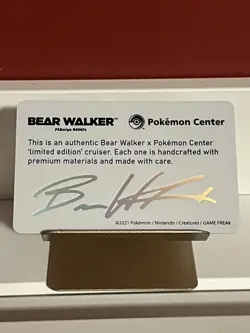 UNGRADED Pokemon Center x Bear Walker Espeon COA - Image 2