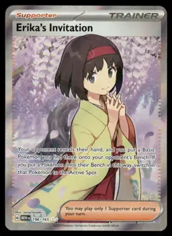 Pokemon Cards Erika's Invitation 196/165 151 Ultra Rare NM - Image 1