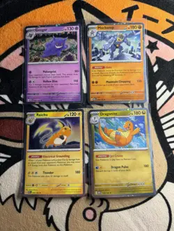 Pokemon 151 Sam’s Club Mini Tin Bundle Set of 4 Cosmos Holo Promos (Promos only) - Image 1
