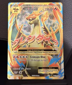 Pokemon TCG M Charizard EX Evolutions Full Art 101/108 2016 XY MP-LP - Image 1